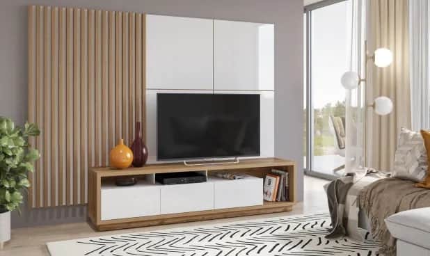 Telewizor na ścianie czy na szafce – co wybrać, aby zaoszczędzić przestrzeń?