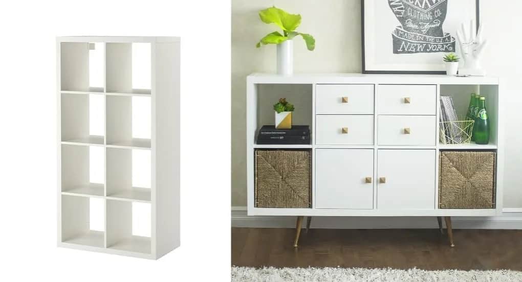 Jak przerobić regał Kallax na funkcjonalne meble w prosty sposób