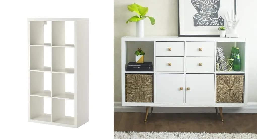 Jak przerobić regał Kallax na funkcjonalne meble w prosty sposób